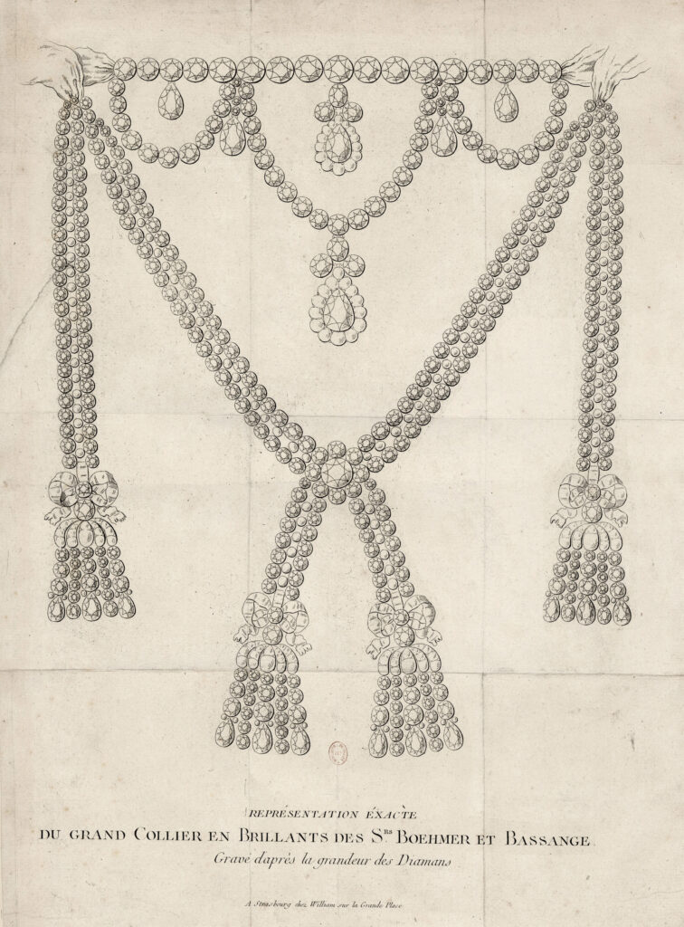 Collier de la reine par Bohemer et Bassanges