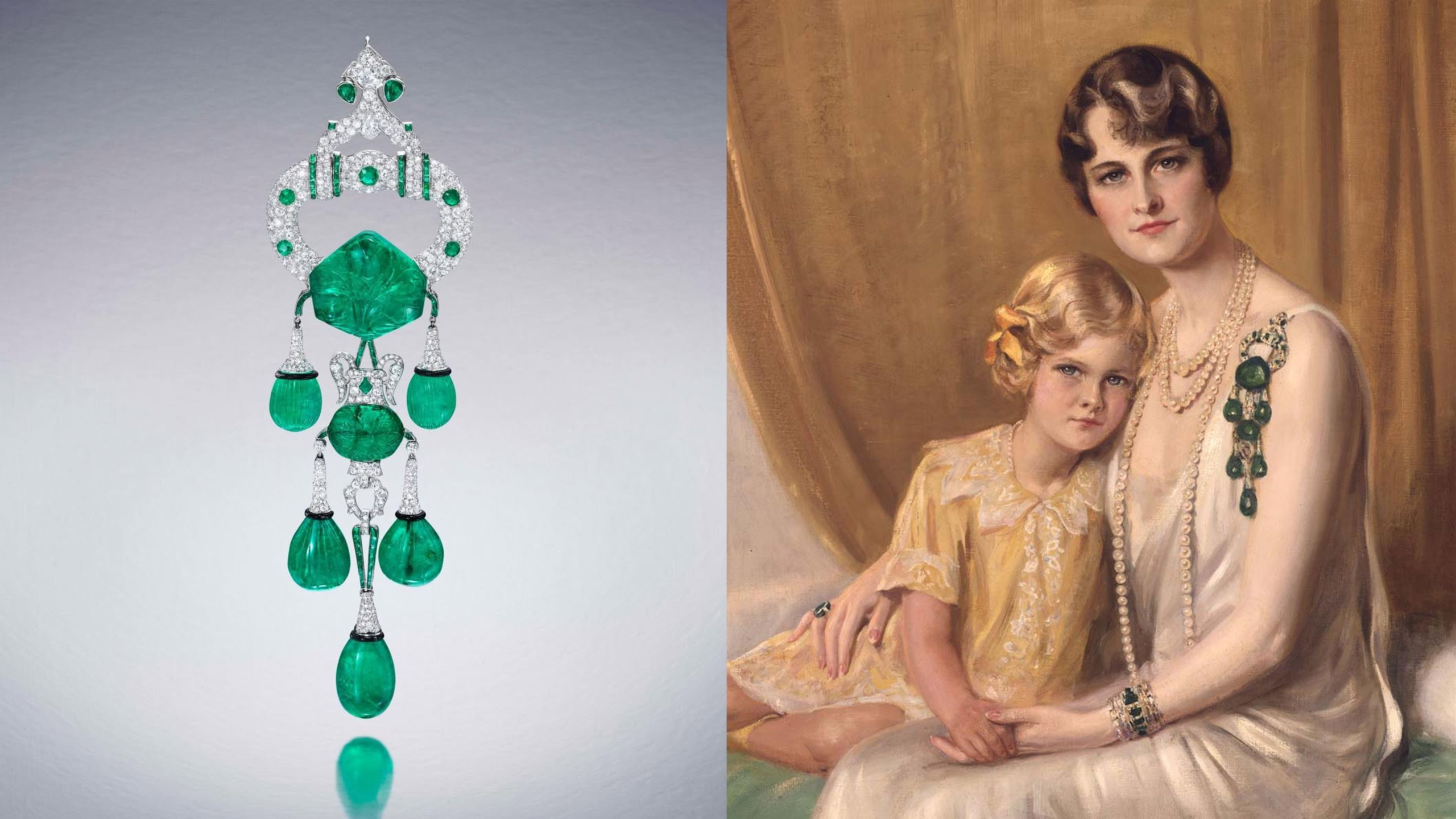 marjorie-merriweather-post-jewelry-collection-emerald-cartier-brooch