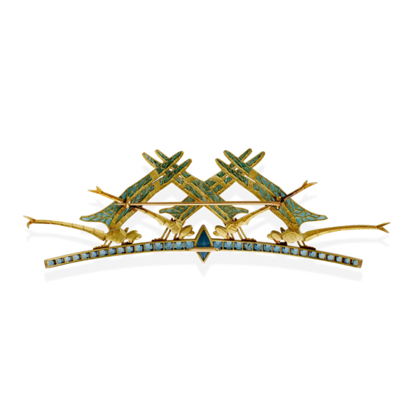 René Lalique "Damselflies" brooch/tiara – Image 2