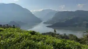 View of the Chivor region in Boyaca, land of emerald