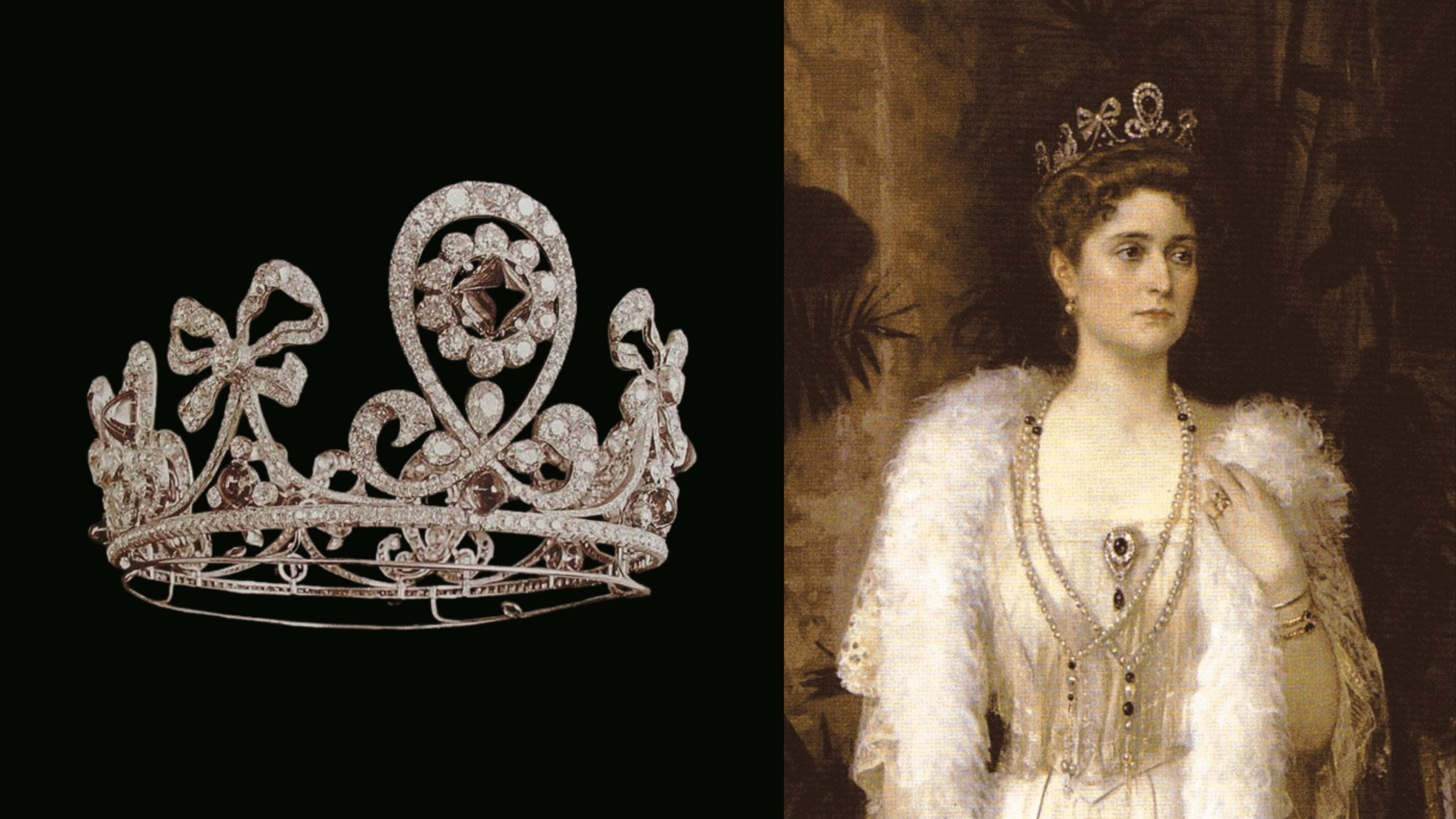 Alexandra Feodorovna wears Bolin's emerald tiara