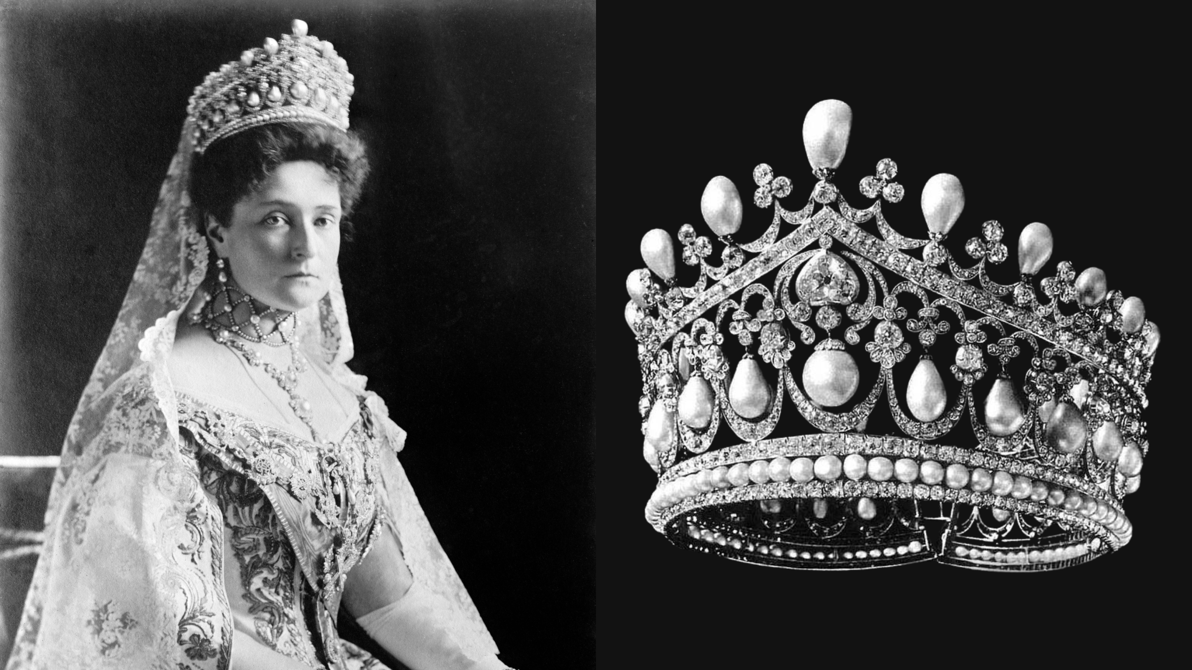 A Bolin tiara worn by Alexandra Feodorovna