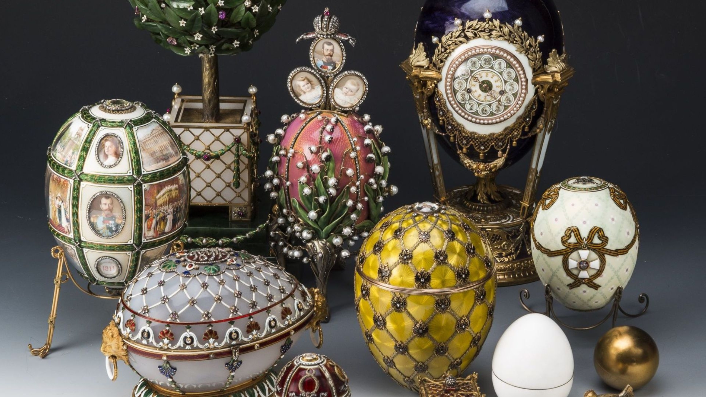 Des oeufs Fabergé ayant appartenu aux Romanov