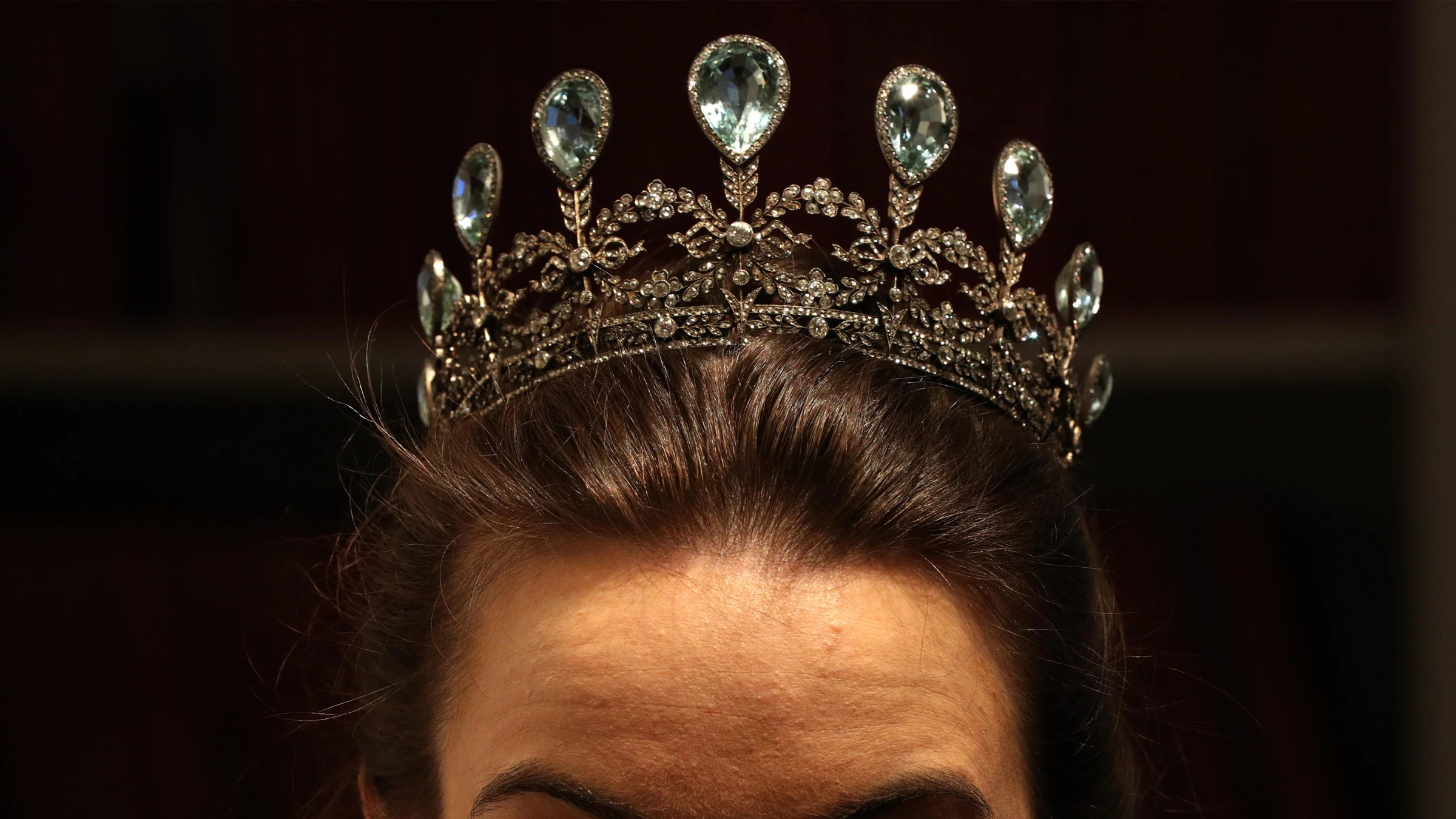 A tiara set with aquamarines by Fabergé, jeweler to the Tsars and Romanov