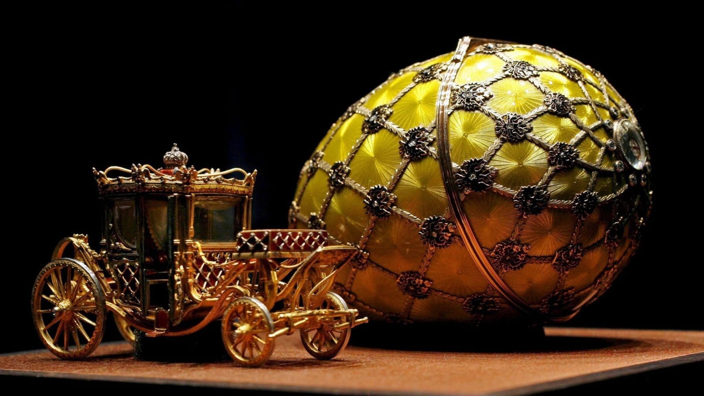 Un oeuf Fabergé ayant appartenu à la famille impériale Romanov