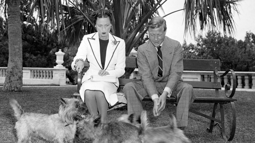 Photographie de Wallis Simpson et Edouard VIII, duc et duchesse de Windsor